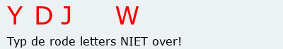 Bevestigingscode