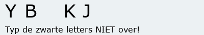 Bevestigingscode