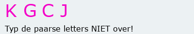 Bevestigingscode
