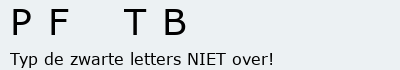 Bevestigingscode