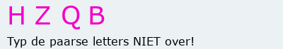 Bevestigingscode