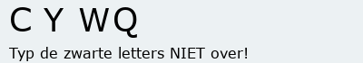 Bevestigingscode