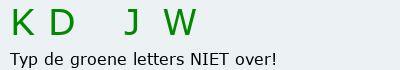 Bevestigingscode