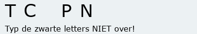 Bevestigingscode