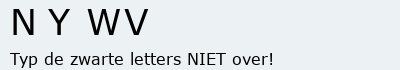 Bevestigingscode