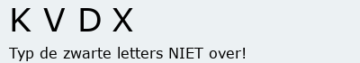 Bevestigingscode
