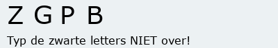 Bevestigingscode