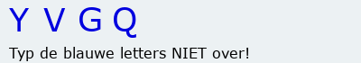 Bevestigingscode