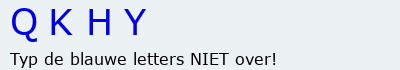 Bevestigingscode