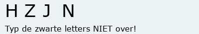 Bevestigingscode