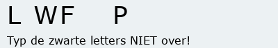 Bevestigingscode