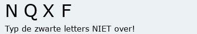 Bevestigingscode