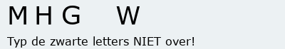 Bevestigingscode