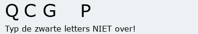 Bevestigingscode