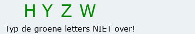 Bevestigingscode