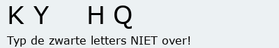 Bevestigingscode