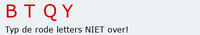 Bevestigingscode