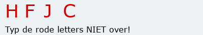 Bevestigingscode