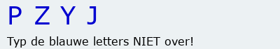 Bevestigingscode