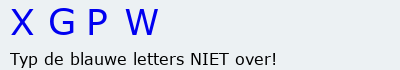 Bevestigingscode