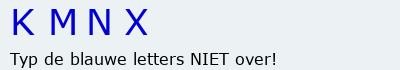 Bevestigingscode
