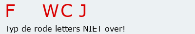 Bevestigingscode