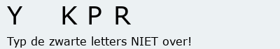 Bevestigingscode