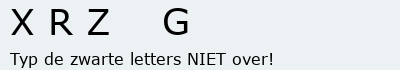 Bevestigingscode