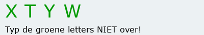 Bevestigingscode