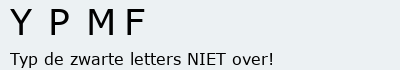 Bevestigingscode