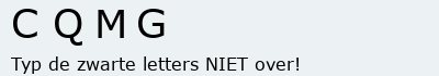 Bevestigingscode