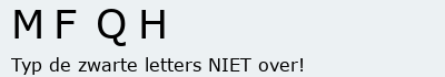 Bevestigingscode