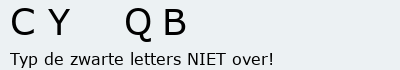 Bevestigingscode