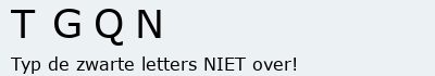 Bevestigingscode