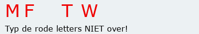 Bevestigingscode