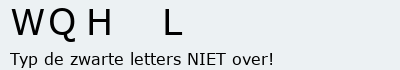 Bevestigingscode