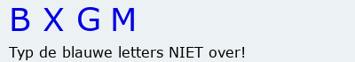 Bevestigingscode