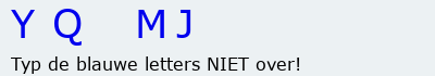 Bevestigingscode