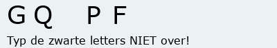 Bevestigingscode