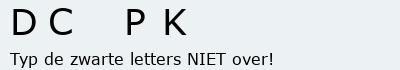 Bevestigingscode