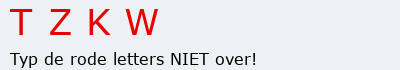 Bevestigingscode