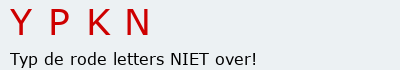 Bevestigingscode