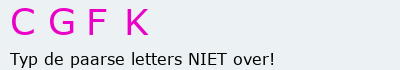 Bevestigingscode