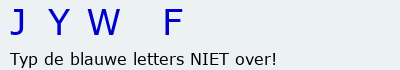 Bevestigingscode