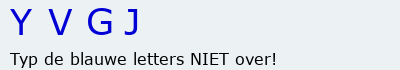 Bevestigingscode