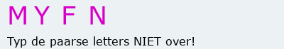 Bevestigingscode