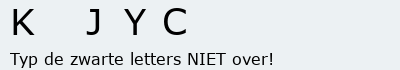 Bevestigingscode