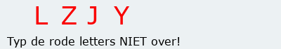 Bevestigingscode