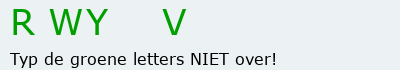 Bevestigingscode