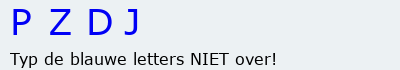 Bevestigingscode